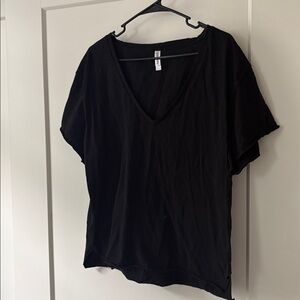 Pebby Forevee Black V-Neck T-Shirt